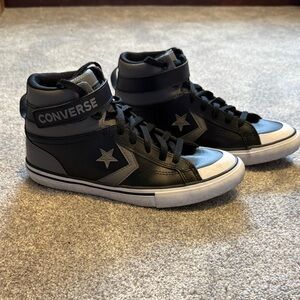 Converse Black and Gray Kids Sneakers